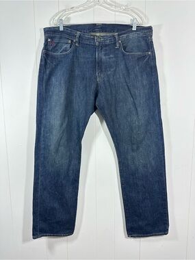 Ralph Lauren Polo Jean Co Size 36/30 Blue Classic Fit Relaxed Denim Blue Jeans
